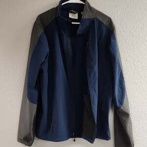 Black Diamond Men's Navy and Charcoal Jacket
